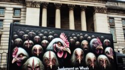 PETA protests Biden turkey pardon with 'Hell on Wheels' display, subliminal messaging to make people go vegan