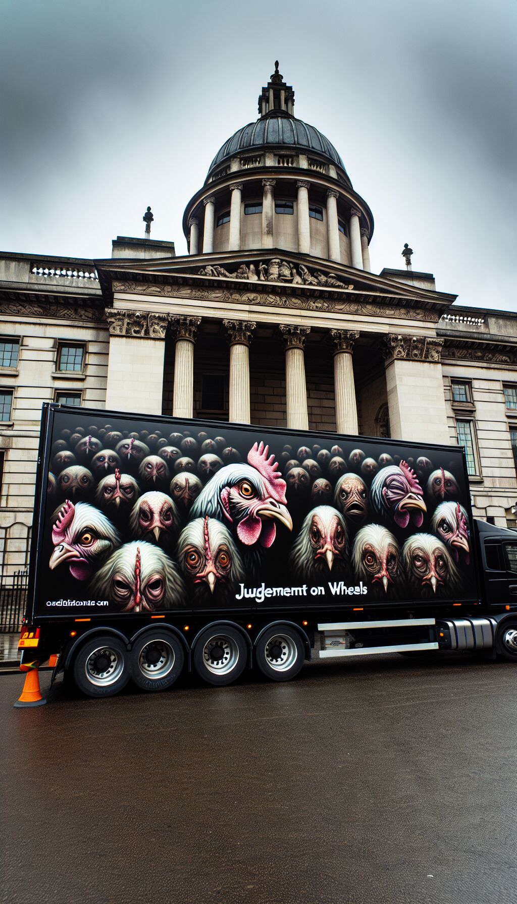 PETA protests Biden turkey pardon with 'Hell on Wheels' display, subliminal messaging to make people go vegan