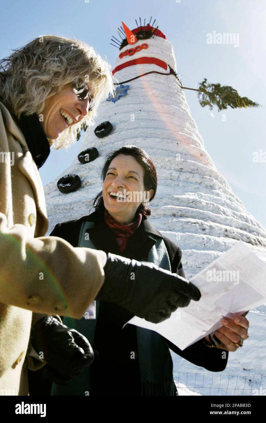 Residents of Bethel, Maine Build the World's Tallest Snowman at 122 Feet