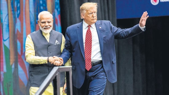 indias modi talks with dear friend president trump to strengthen ties 1