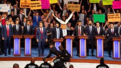 Democrats rally around lightening rod issue during unruly DNC debate despite voter backlash in 2024