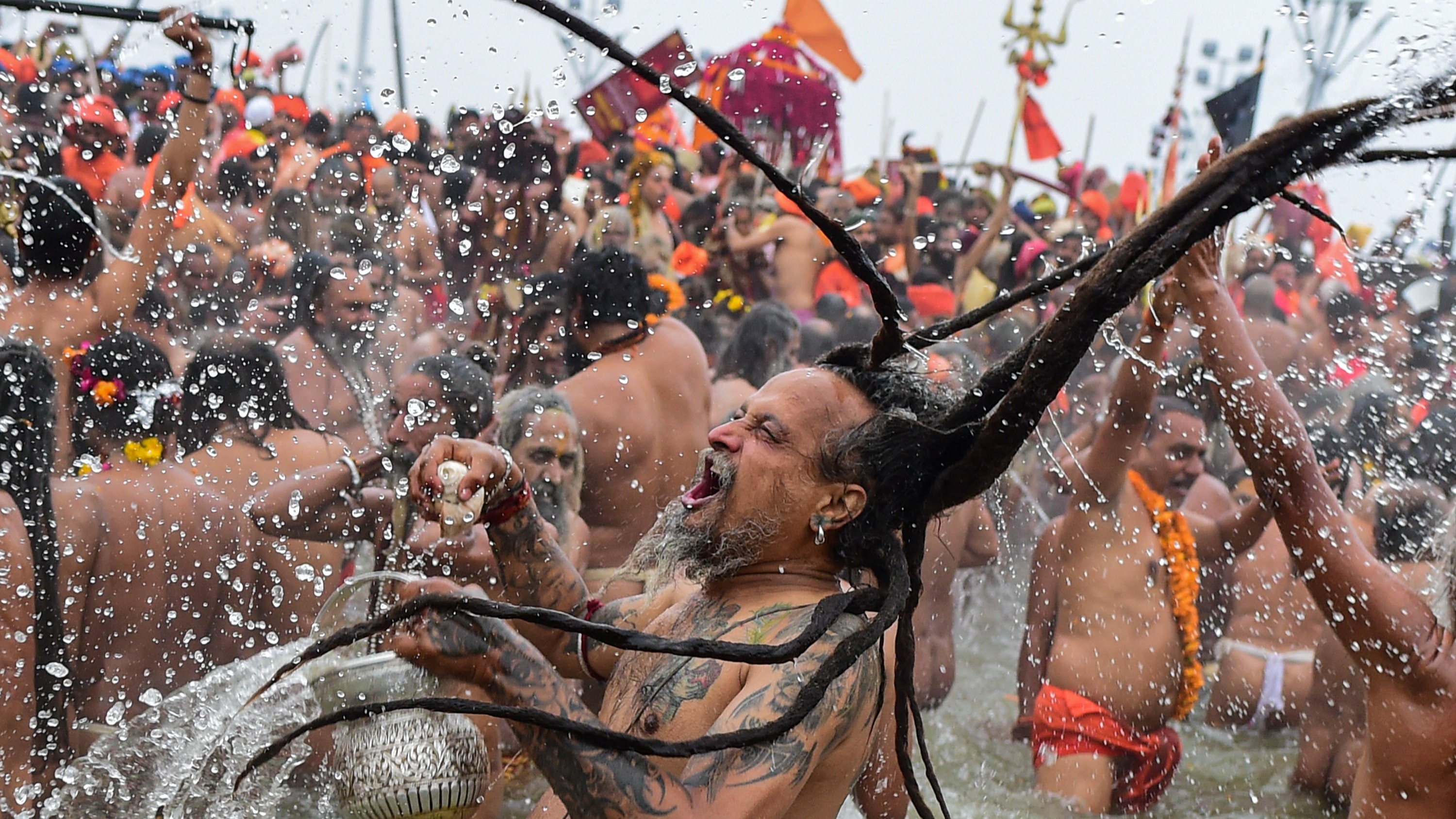 indias massive religious gathering begins as hundreds of millions attend 45 day festival 1