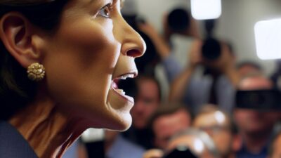 House Dem reveals why she hijacked Speaker Johnson's presser with viral outburst 12 House Dem reveals why she hijacked Speaker Johnson's presser with viral outburst