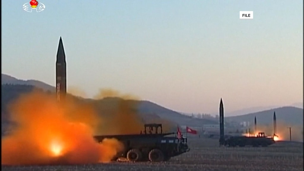 north korea launches ballistic missile following hegseths south korea visit