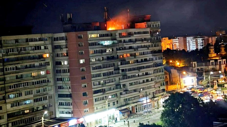 Drone Hits Apartment Building in Romania Amid Russian Attack on Ukraine